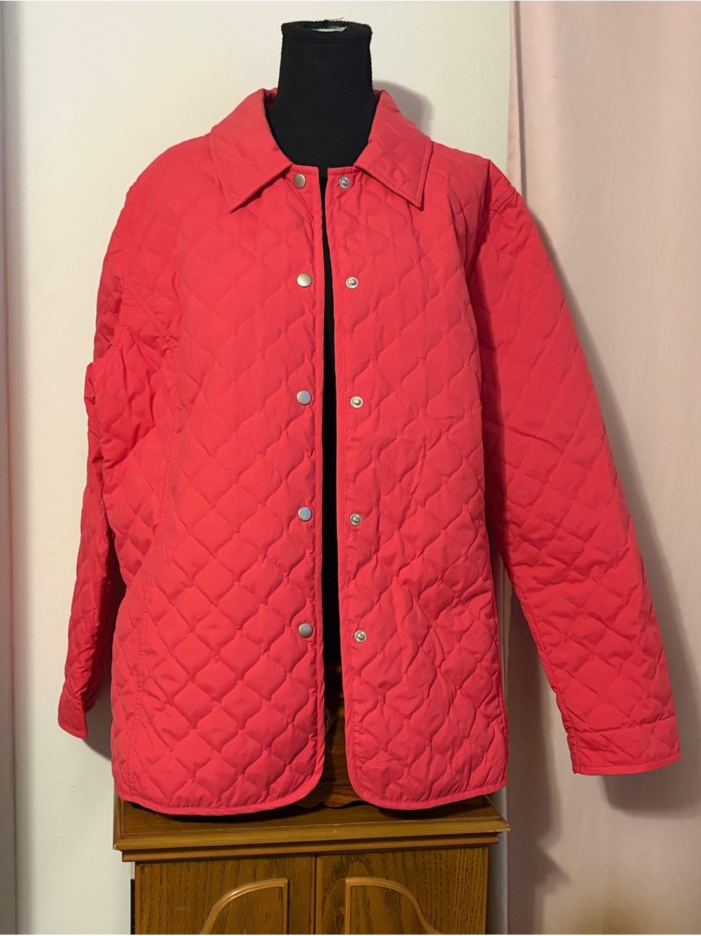 Quilted Red Men's Jacket